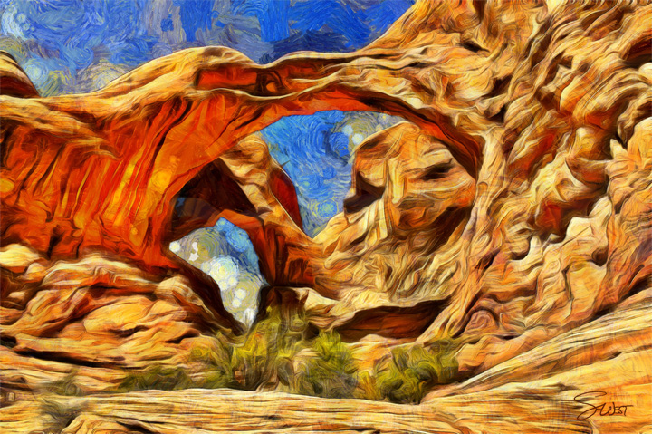 double arch fantasia by scott west art